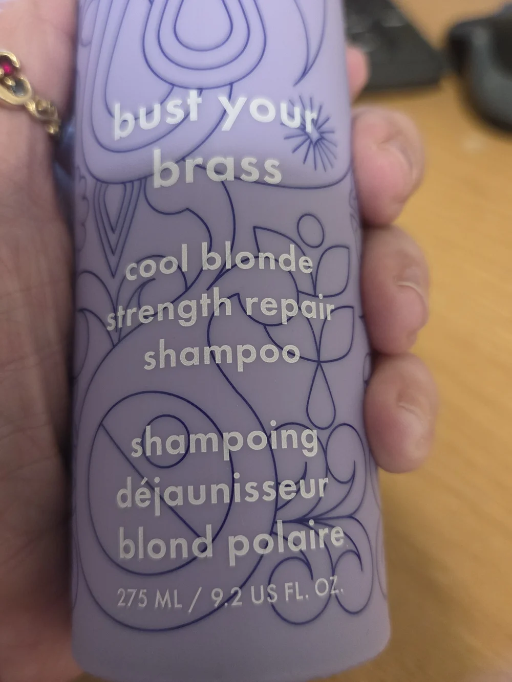 amika Bust Your Brass Cool Blonde Shampoo - Lavender